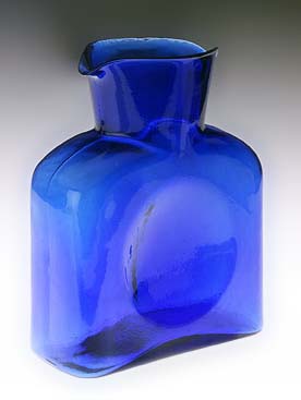 Blenko Water Vase (cobalt)